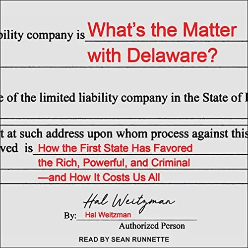 What’s the Matter with Delaware By Hal Weitzman