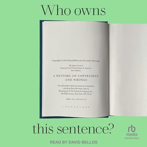 Who Owns This Sentence? By David Bellos, Alexandre Montagu