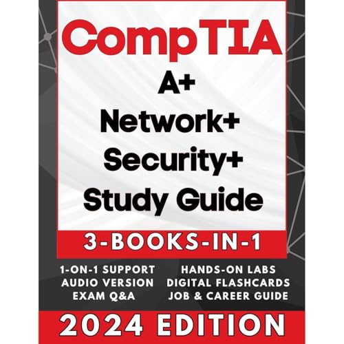 CompTIA A+, NETWORK+ & SECURITY+ EXAM PREP (3-BOOKS-IN-1) By SmartStudy Solutions