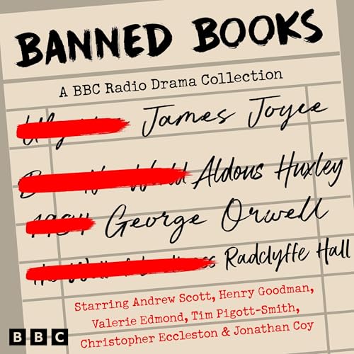 Banned Books: A BBC Radio Drama Collection By James Joyce, Radclyffe Hall, Aldous Huxley, George Orwell